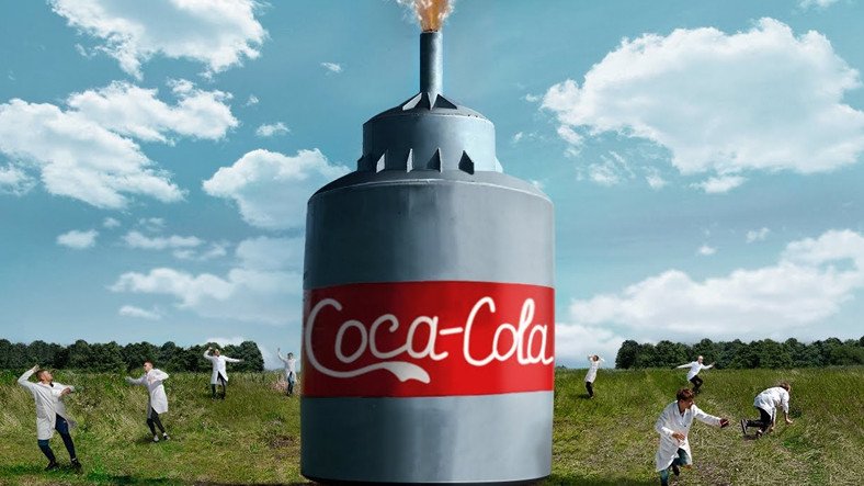 Самый большой эксперимент с кока-колой [Video]