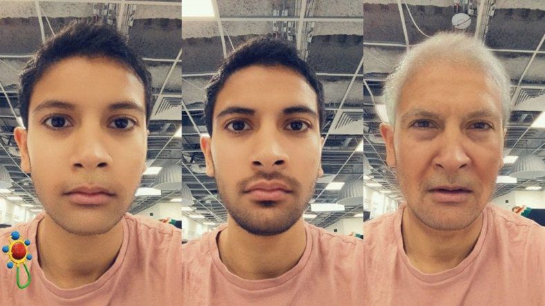 Snapchat анонсирует фильтр старения в реальном времени