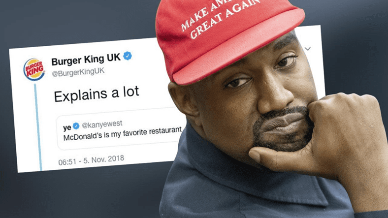 Твит Канье Уэста из Burger King побил рекорд