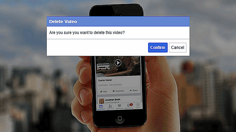 FacebookОшибка — это оправдание для сокрытия видео