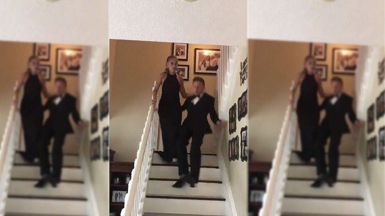 İnsanoğlunun Merdivenle İmtihanı Viral Video Haline Geldi!