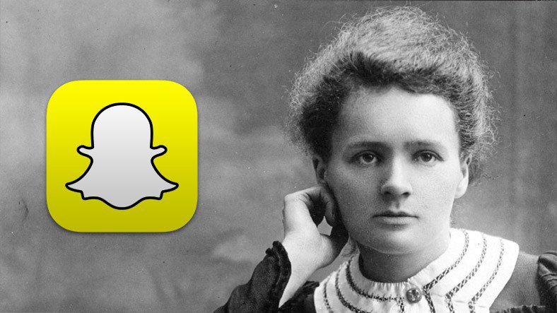 Макияж Мадам Кюри от Snapchat вызвал бурную реакцию в соцсетях