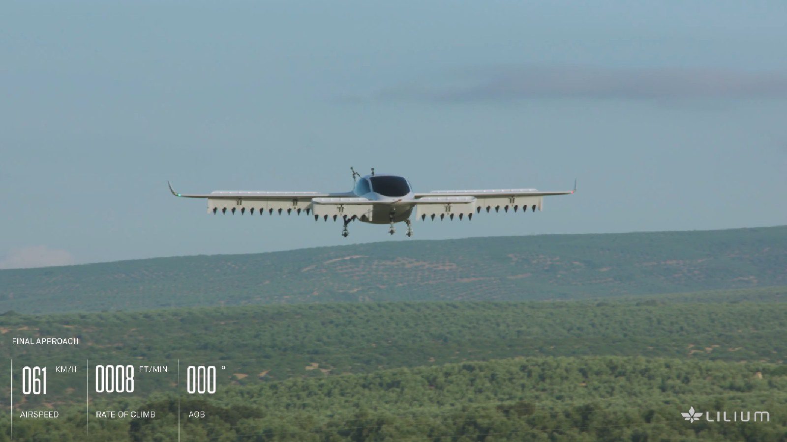 Lilium Jet продемонстрировал первый переход основного крыла для электрического самолета