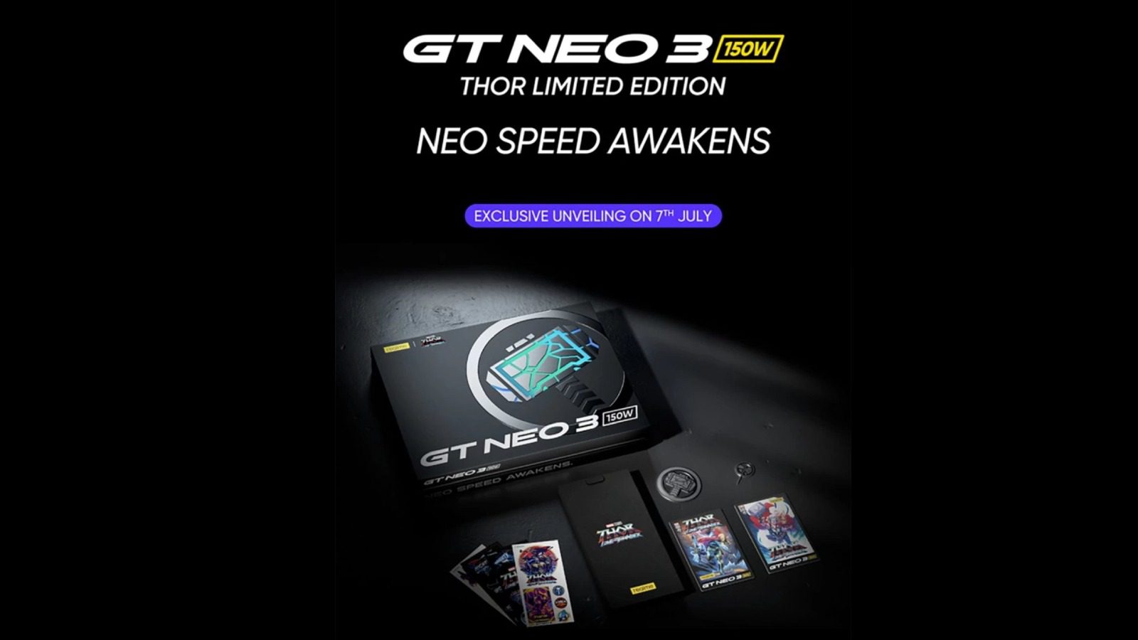 Realme GT Neo 3 Thor Love And Under Edition выйдет 7 июля;  Проверить детали
