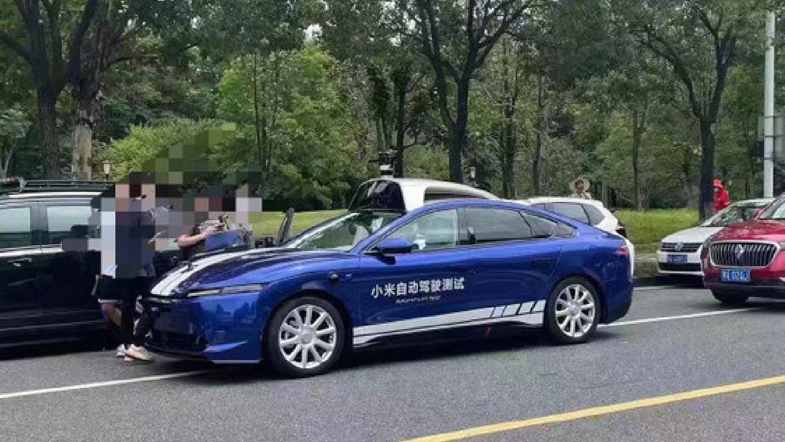 Xiaomi тестирует беспилотный автомобиль с технологией лидара