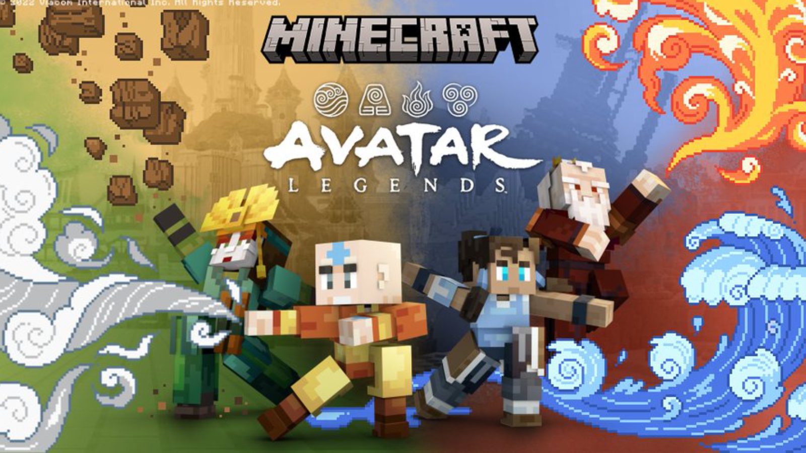 Объявлена ​​дата выхода дополнения Avatar Legends для Minecraft