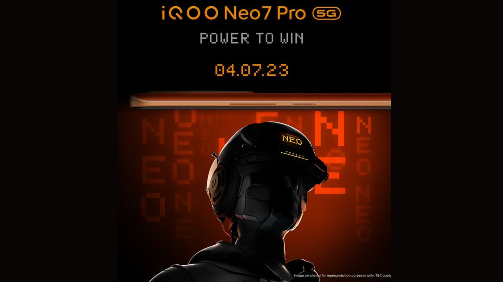 Официально: запуск iQOO Neo 7 Pro 5G в Индии состоится 4 июля.