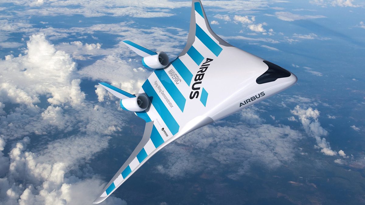 Airbus представляет проект Maveric — экологичный самолет