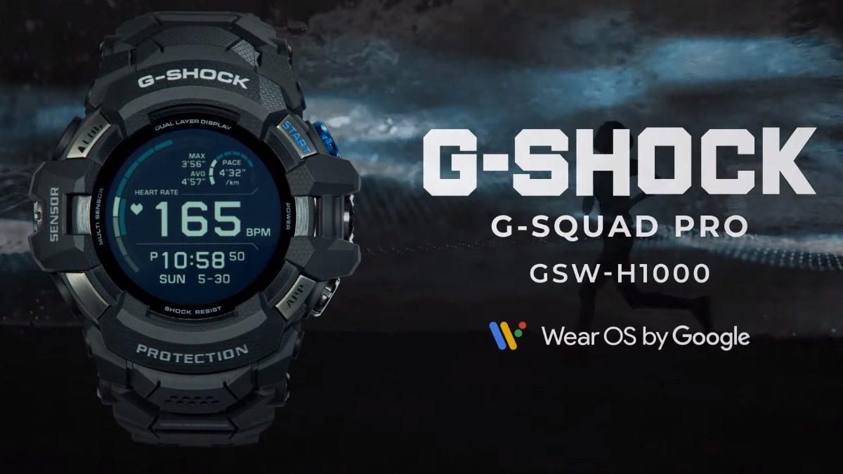 Casio представляет первые умные часы G-SQUAD PRO GSW-H1000 с операционной системой Wear OS в линейке G-Shock