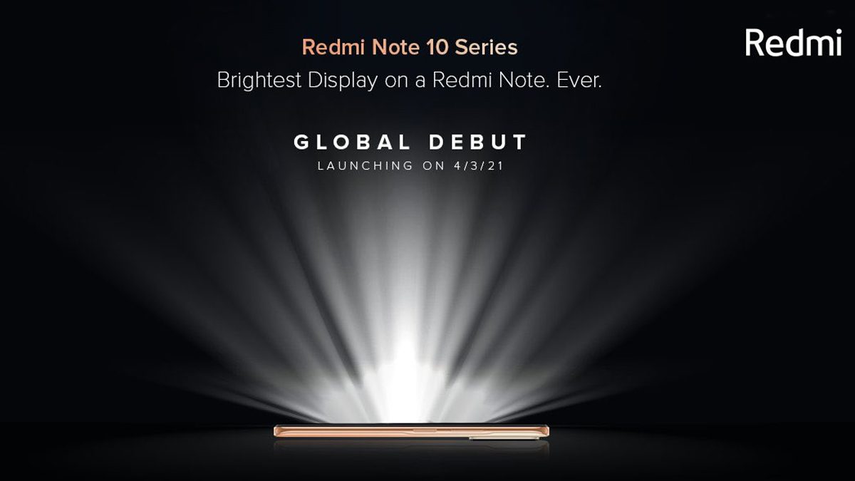 Самый яркий дисплей Redmi Note Серия 10 скоро появится в Индии