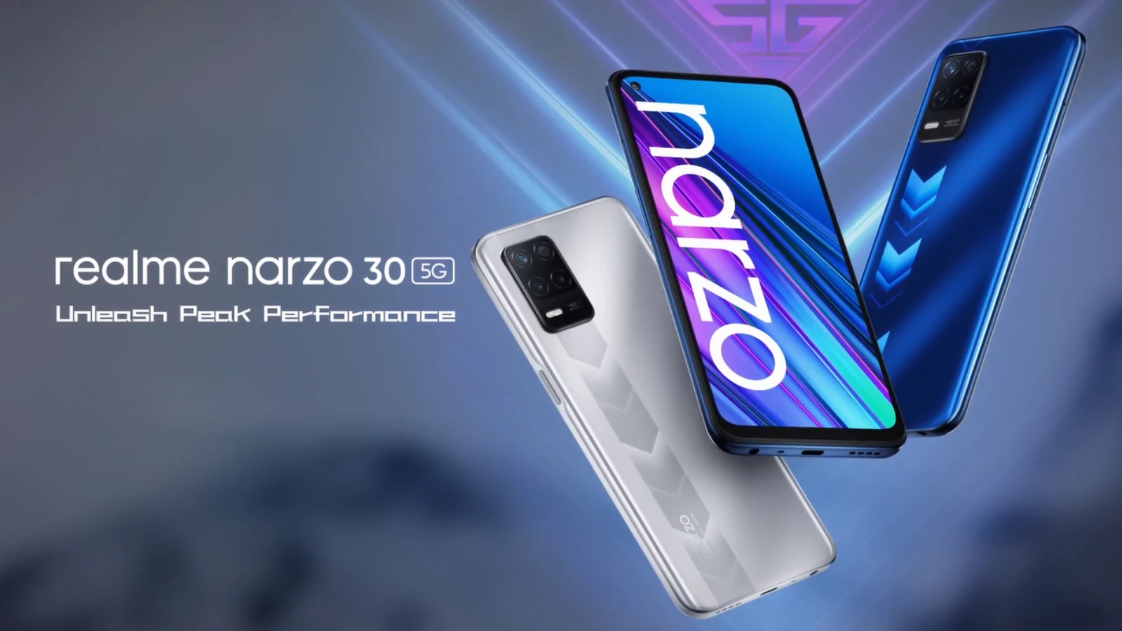 Смартфон Realme Narzo 30 5G выпущен в новом варианте в Индии