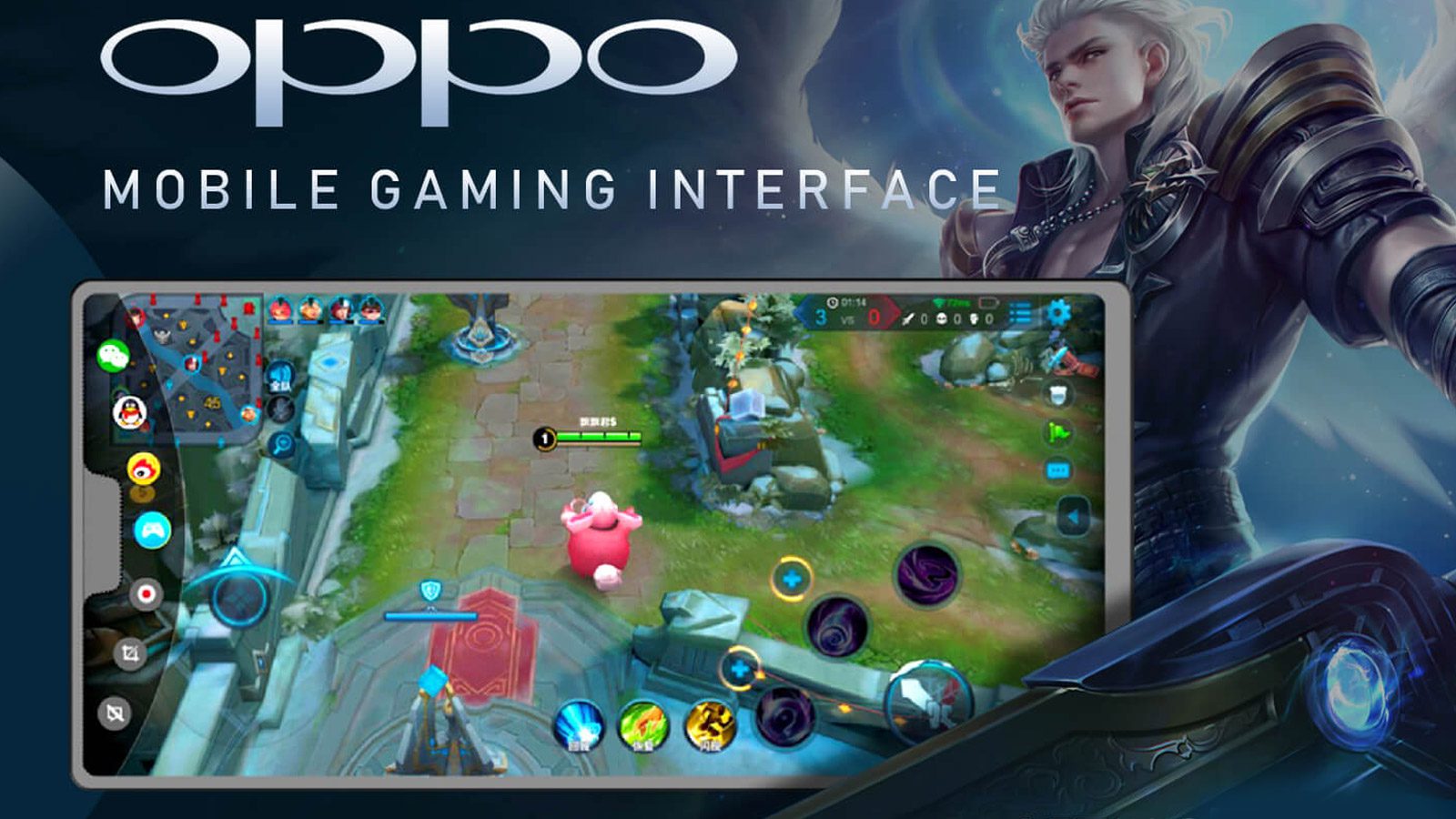 Oppo выпустит смартфон с новым интерфейсом для мобильных игр