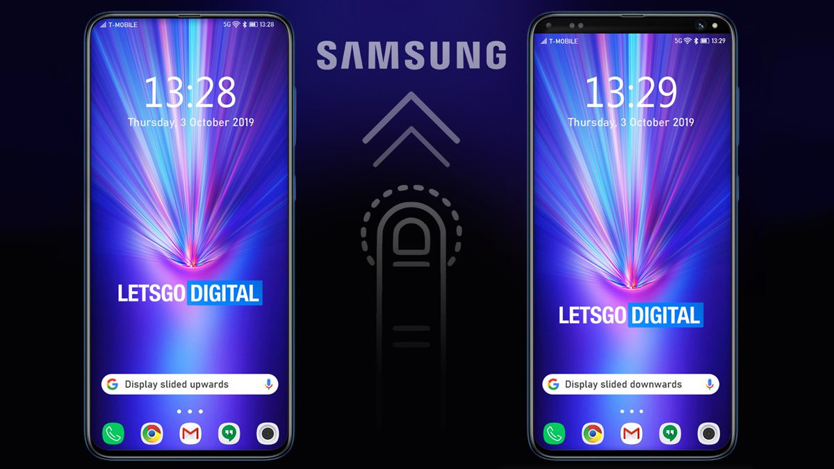 Samsung разрабатывает Galaxy Телефон с подвижным дисплеем
