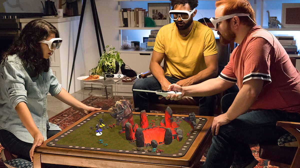 Игровая доска Tilt Five с очками AR позволяет вам испытать 3D-голограммные игры