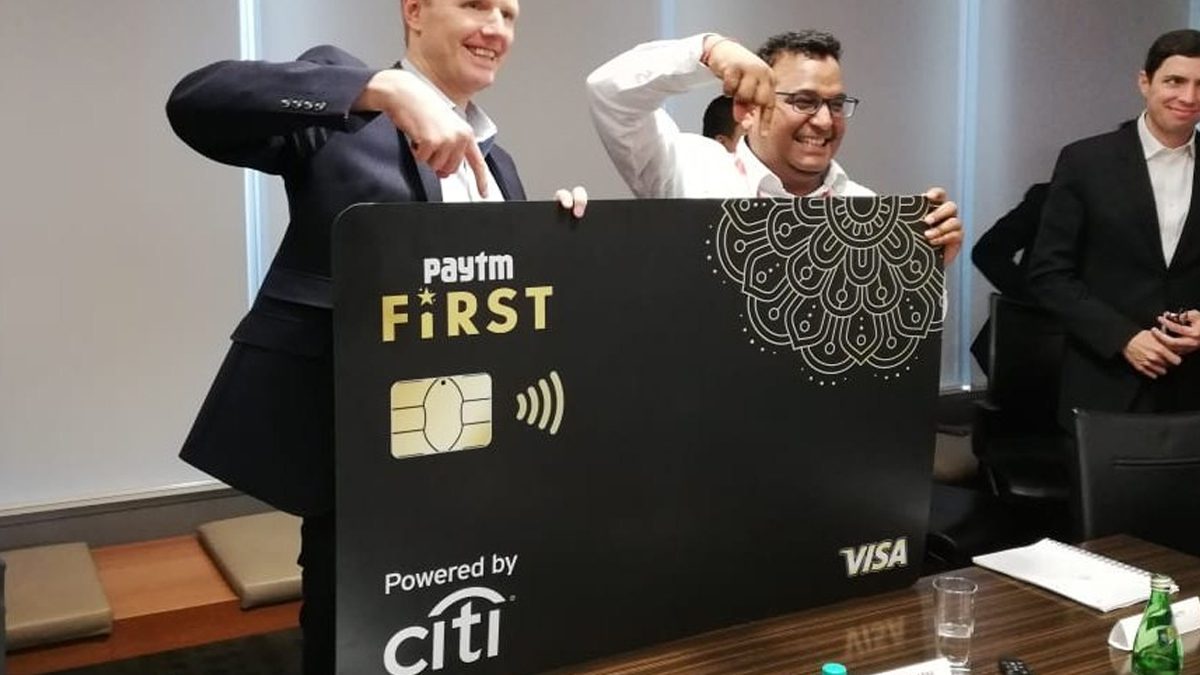 Первая кредитная карта Paytm запущена в партнерстве с Citi Bank