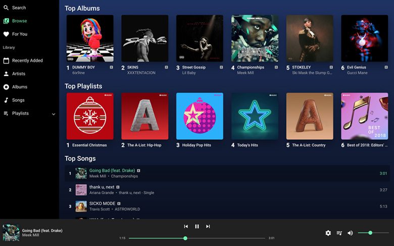 Apple Музыка получила поддержку неофициальной версии браузера