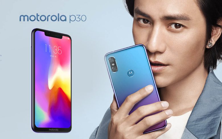 Motorola P30 явно копирует iPhone X для китайского рынка
