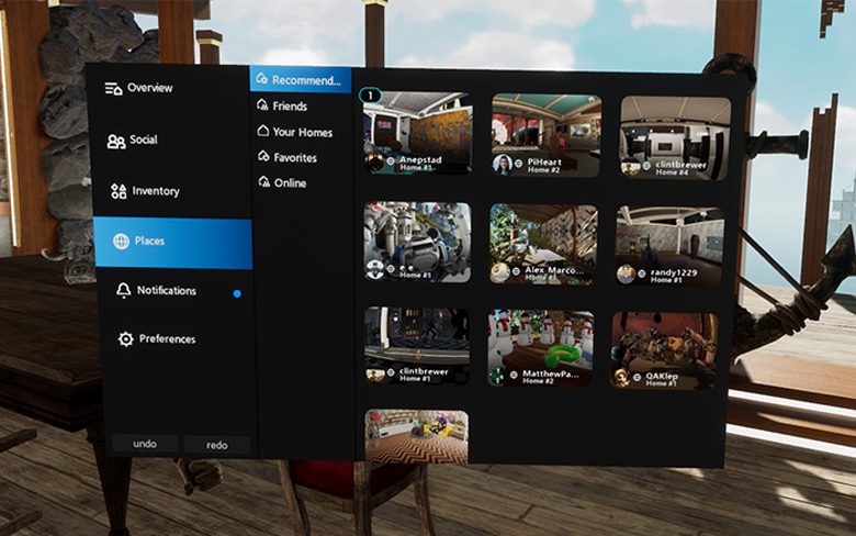 В Oculus Rift добавлены общественные дома и Facebook Прямая трансляция