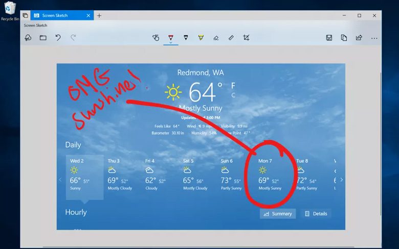 Новая сборка Microsoft получила улучшенный инструмент для создания снимков экрана Windows 10